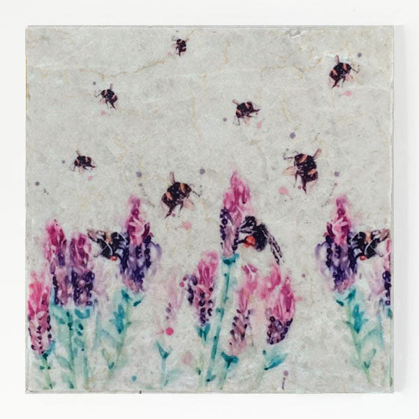 Small Trivet - Beeing Around Lavender