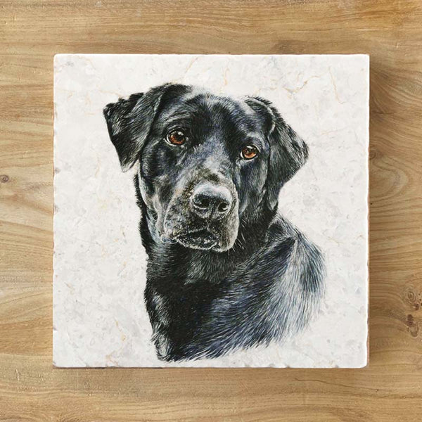 Small Trivet - Black Labrador