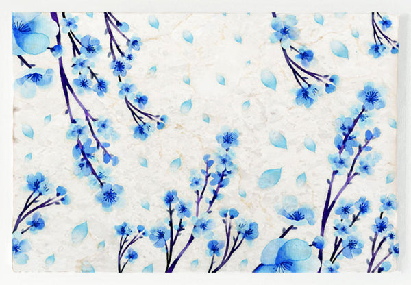 Small Sharing Board - Blue Blossom