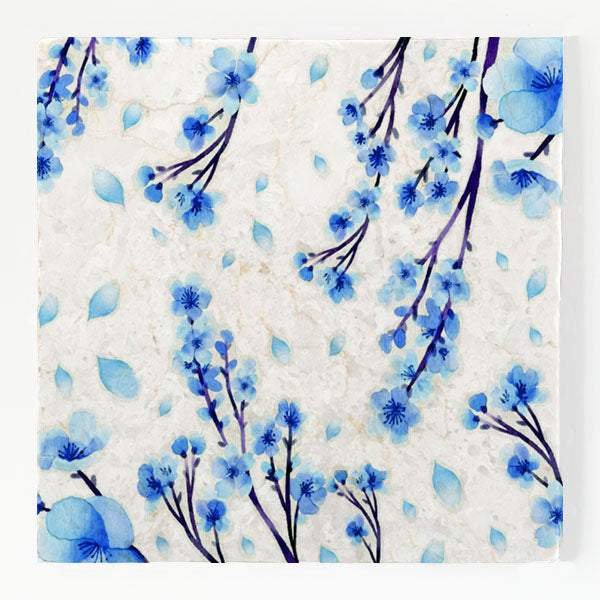 Small Trivet - Blue Blossom