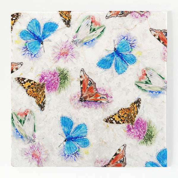 Large Trivet - Country Butterflies