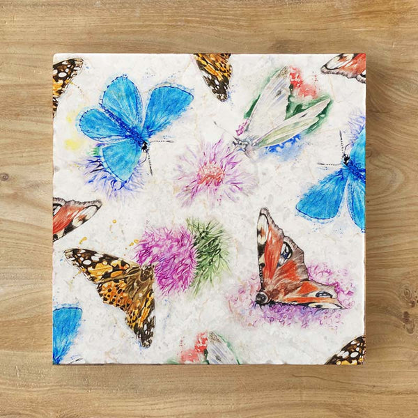 Small Trivet - Country Butterflies