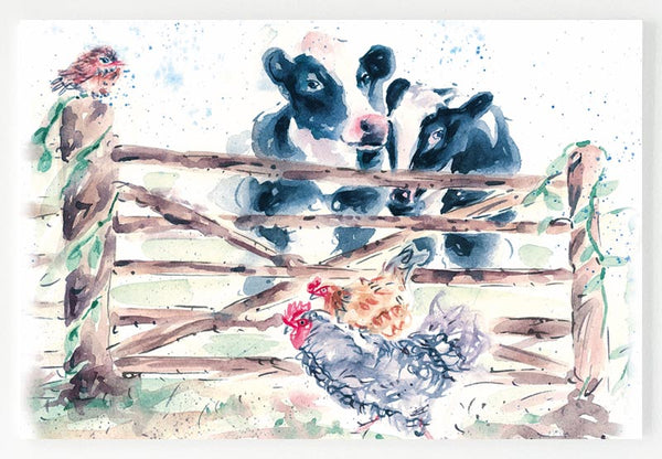 Ceramic Placemat - Cow 'n' Gate