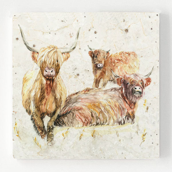 Marble Coaster - Family Portrait