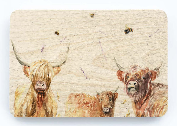Beech Chopping Board - Family Portrait