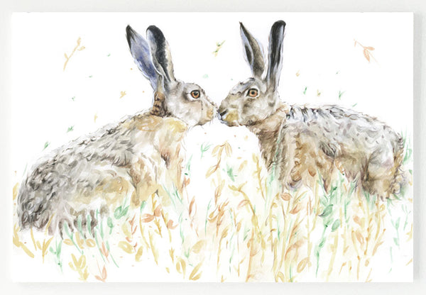 Ceramic Placemat - Hare 'n' Kisses