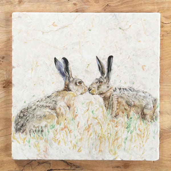 Large Trivet - Hare 'n' Kisses