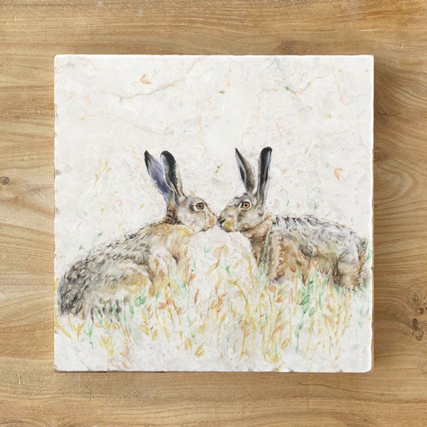 Small Trivet - Hare 'n' Kisses