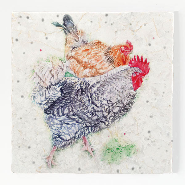 Small Trivet - Hens Ahoy