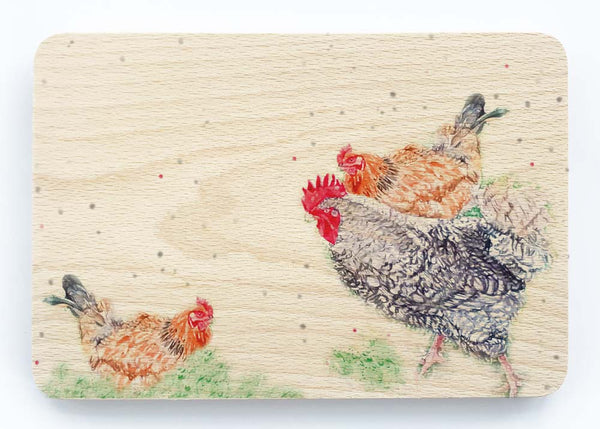 Beech Chopping Board - Hens Ahoy