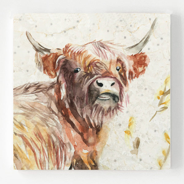 Marble Coaster - Highland Hazel