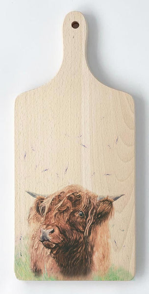 Paddle Chopping Board - Highland Hamish