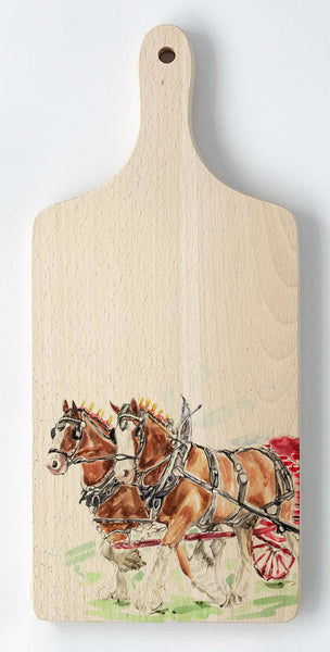 Paddle Chopping Board - Horsepower
