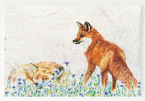 Small Sharing Board - Let Sleeping Fox Lie