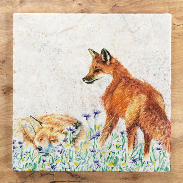 Large Trivet - Let Sleeping Fox Lie