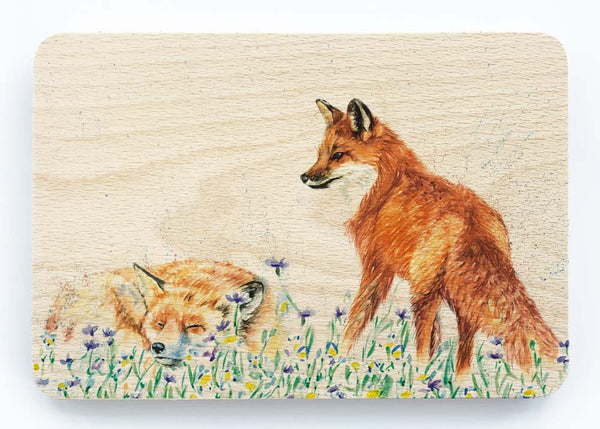 Beech Chopping Board - Let Sleeping Fox Lie