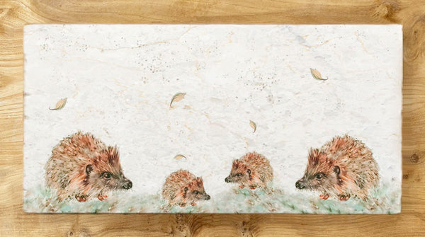 Large Sharing Board - Little Hedgehog Family