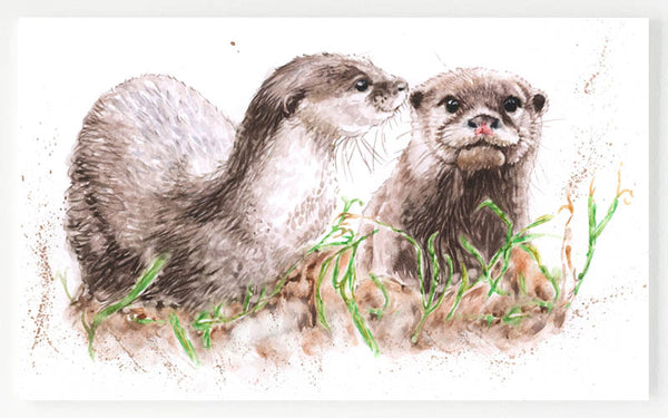 Ceramic Platter - Otter Tales