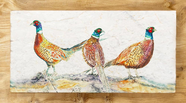 Large Sharing Board - Pheasant Bouquet