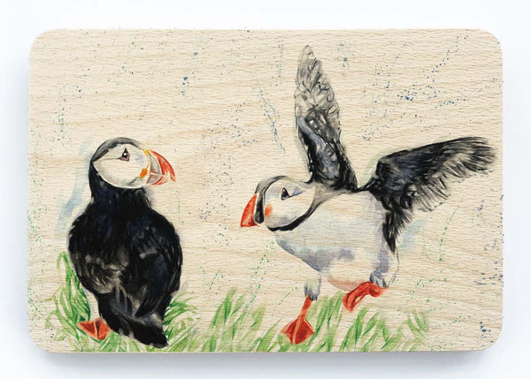 Beech Chopping Board - Puffin Landin'