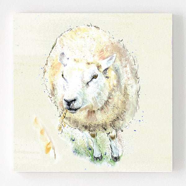 Ceramic Coaster - Sheep Single