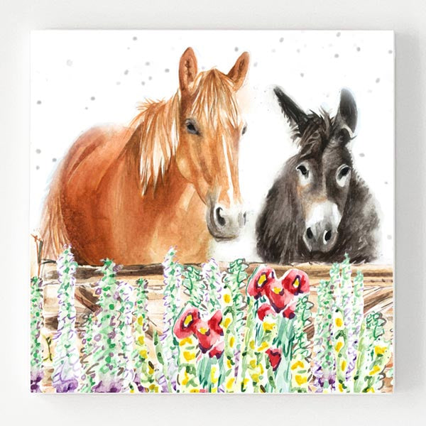 Ceramic Coaster - Summer Field