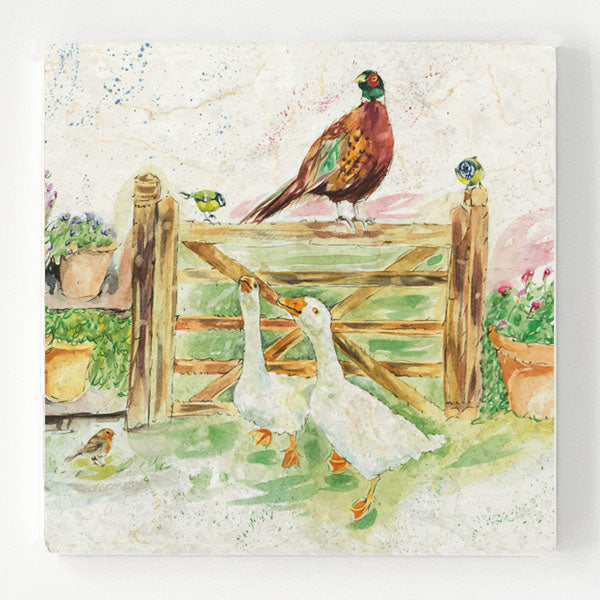 Marble Coaster - The Gardening Club