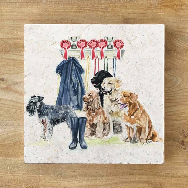 Small Trivet - Waiting for Walkies