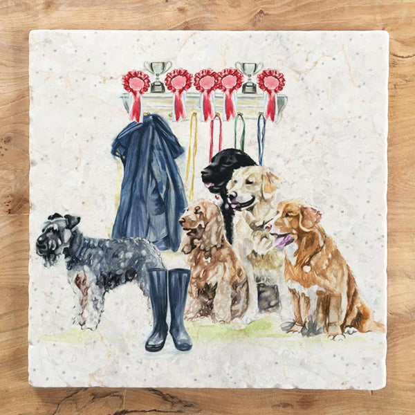 Large Trivet - Waiting for Walkies