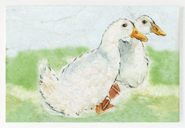 Small Sharing Board - White Ducks