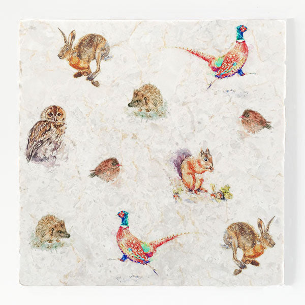 Large Trivet - Wildlife