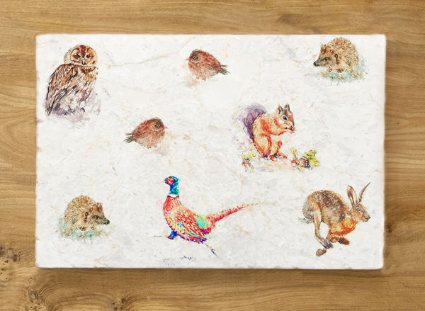 Small Sharing Board - Wildlife