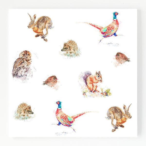 Ceramic Trivet - Wildlife