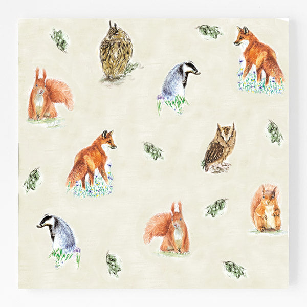 Ceramic Trivet - Woodland Residents