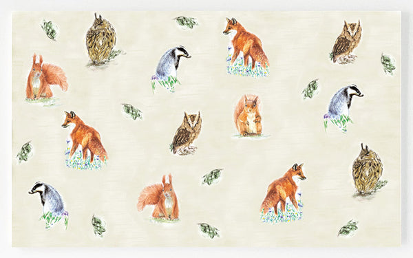 Ceramic Platter - Woodland Residents