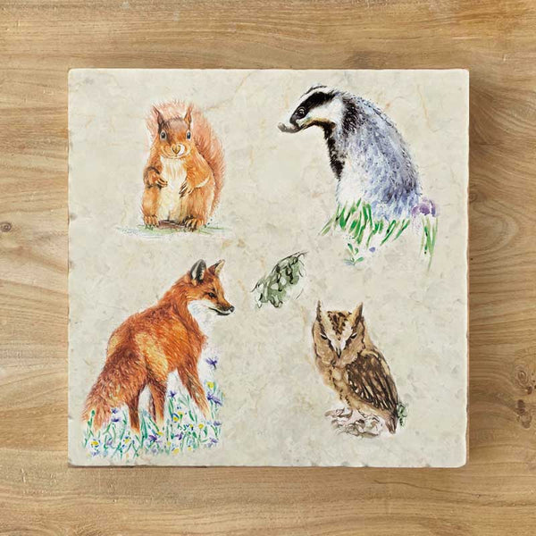 Marble Coaster - Woodland Residents