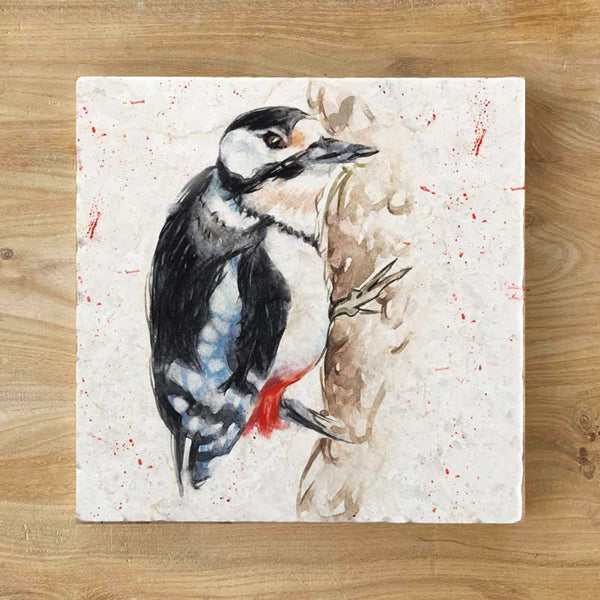 Marble Coaster - Woodpecker