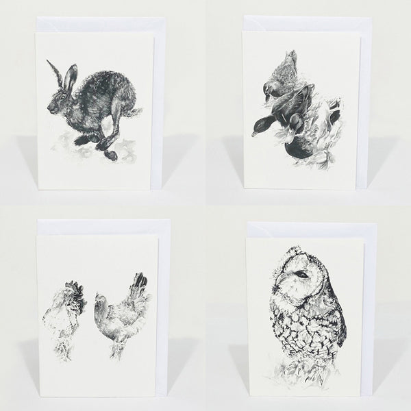 Pack of 4 Notelets - Assorted