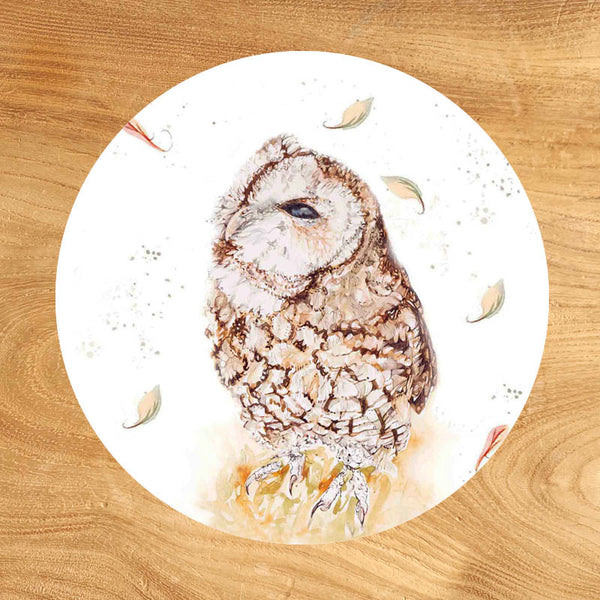 Glass Coaster - Baby Tawny