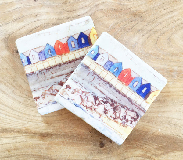 Marble Coaster - Beach Huts