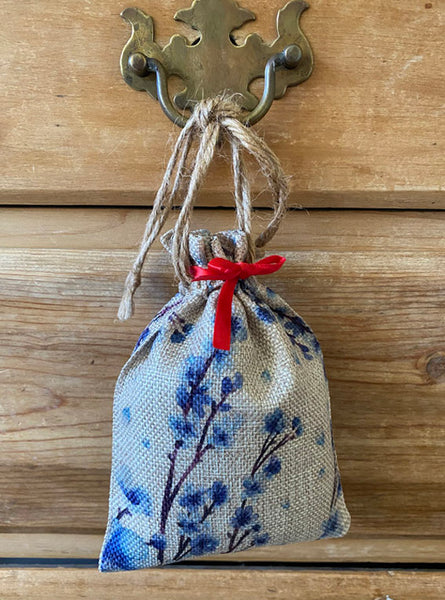 Natural Lavender Bag - Blue Blossom