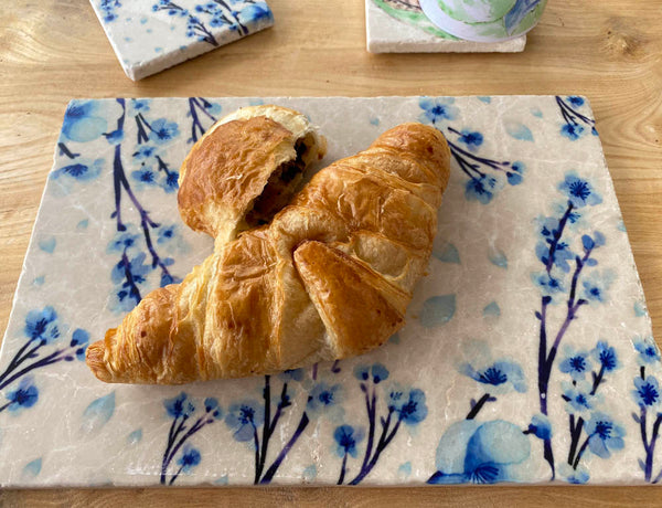 Small Sharing Board - Blue Blossom