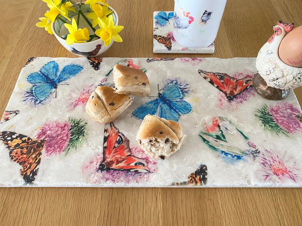 Large Sharing Board - Country Butterflies
