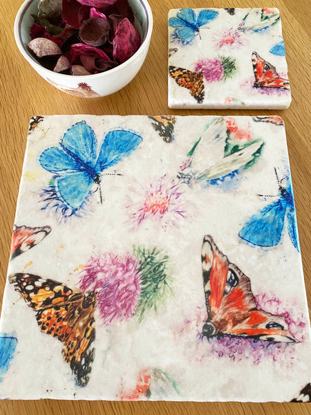 Small Trivet - Country Butterflies