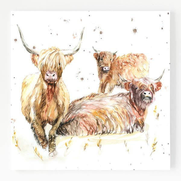 Ceramic Trivet - Family Portrait