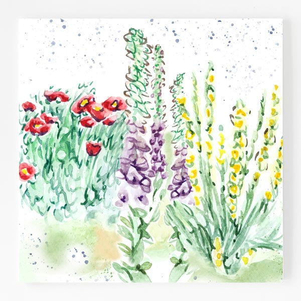 Ceramic Trivet - Floral Splash