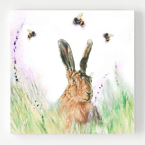 Ceramic Coaster - Hare 'n' Seek