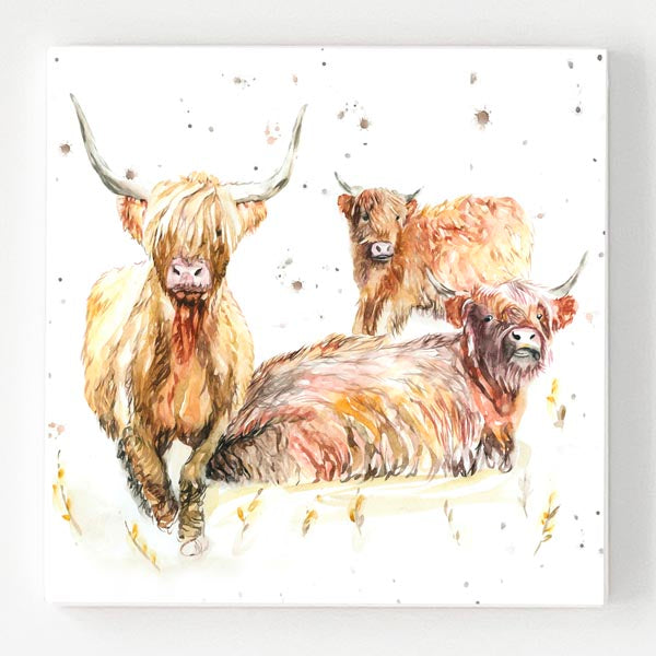 Ceramic Coaster - Family Portrait