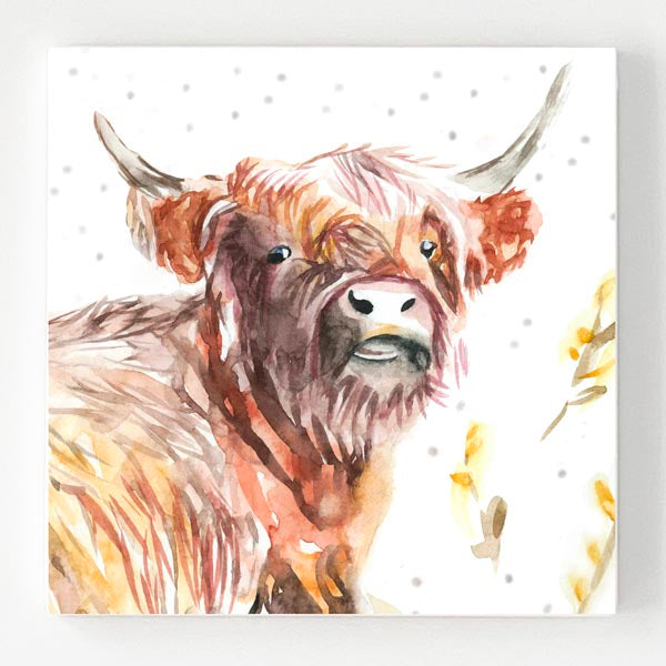 Ceramic Coaster - Highland Hazel