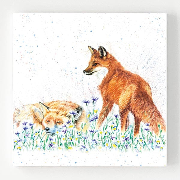 Ceramic Coaster - Let Sleeping Fox Lie